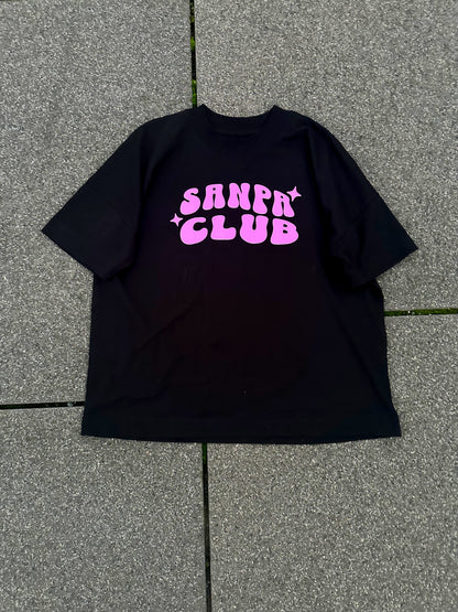 SANPA CLUB  Pink design Oversize Shirt